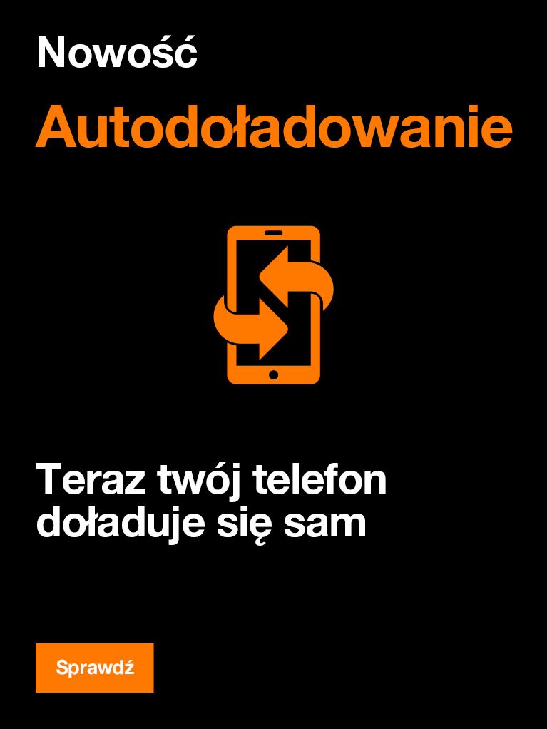 Autodoładowanie Orange – ustaw automatyczne doładowania konta online.